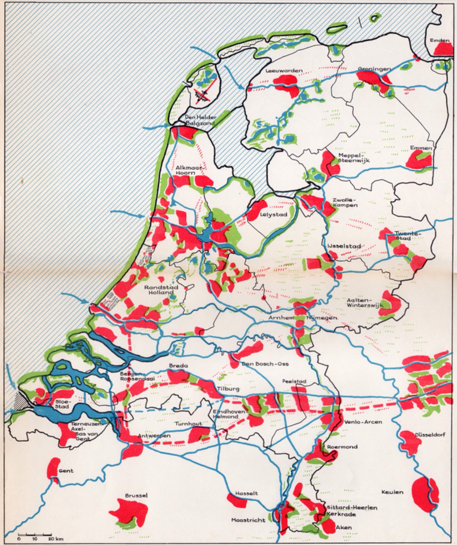 Kaart uit 1963